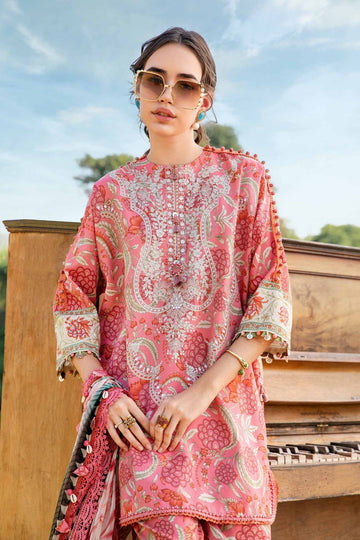 3 Piece Unstitched Printed Lawn Suit - MPT-2513-A